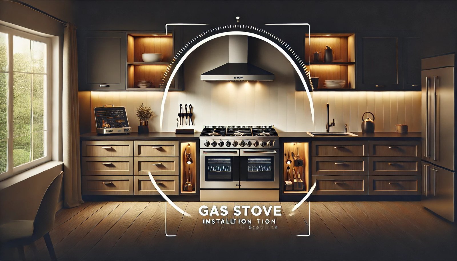 Gas Stove Installation Header